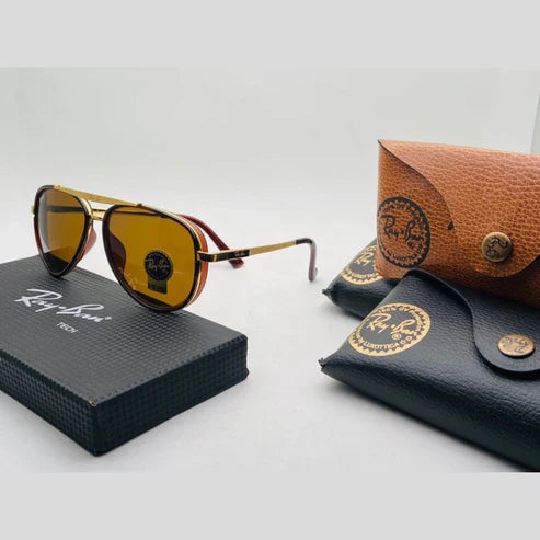 RB New Fancy Men's Oval Side Cap Ingis Trendy Hot Favourite Wintage Sunglass For Unisex.