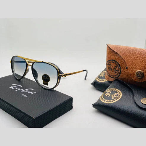 RB New Fancy Men's Oval Side Cap Ingis Trendy Hot Favourite Wintage Sunglass For Unisex.