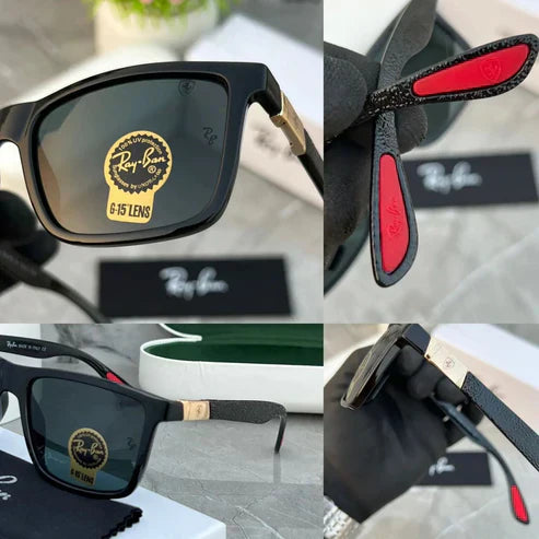 RB New Fancy Men's Inboard Square Wayfarer Trendy Hot Favourite Wintage Sunglass For Unisex.