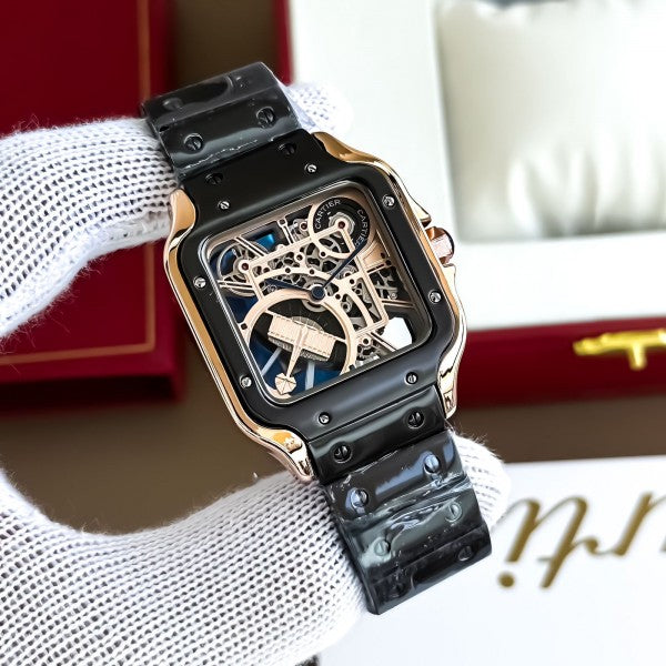 CARTIE_R MENS ROSE GOLD WATCH
