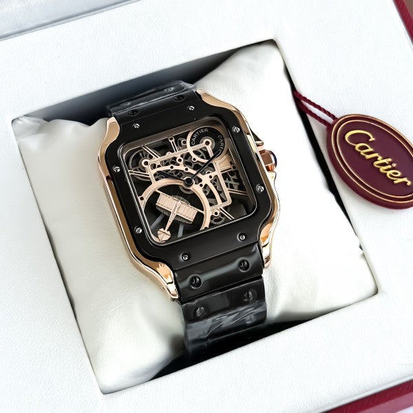 CARTIE_R MENS ROSE GOLD WATCH