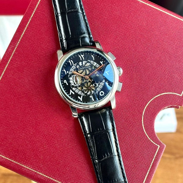 CARTIE_R MENS LEATHER WATCH