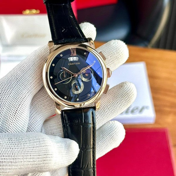 CARTIE_R MENS LEATHER WATCH