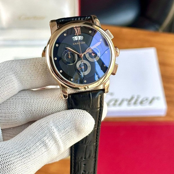 CARTIE_R MENS LEATHER WATCH