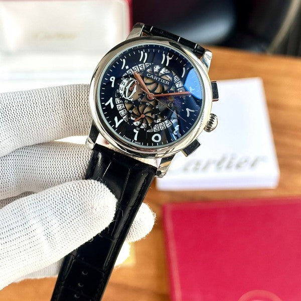 CARTIE_R MENS LEATHER WATCH