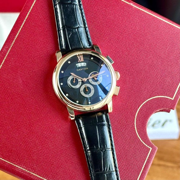 CARTIE_R MENS LEATHER WATCH