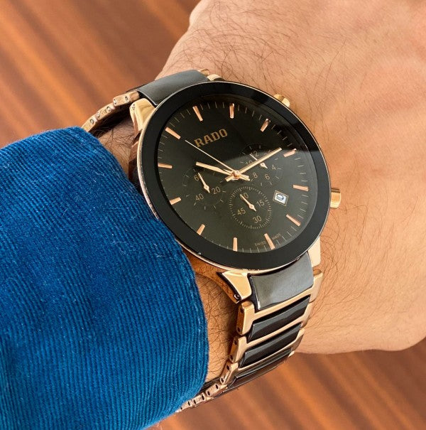 Rad_o centrix chronograph Black-Copper