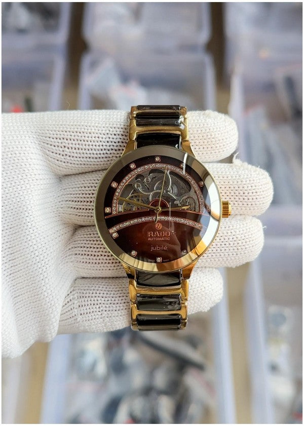 Rad_o Centrix Automatic Open Heart Japan Gold-Brown