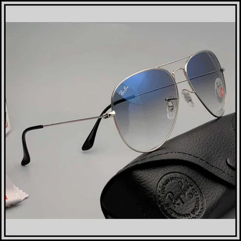 RB Blue Dc & Silver ( 3026 ) New 26-mm Men's Sunglasses.